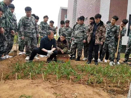 曹妃甸校区又添新绿 ——十万株花苗落户UG环球官方网