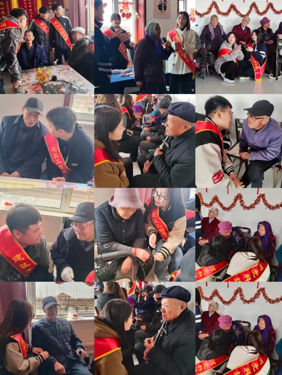 UG环球官方网建筑工程管理学院举行“牵手夕阳红，温暖老人心”活动