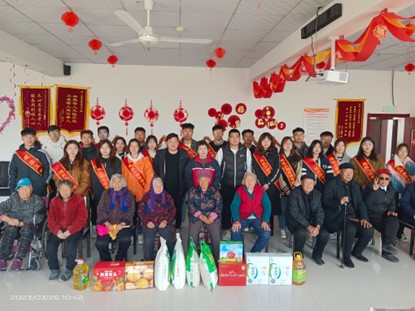 UG环球官方网建筑工程管理学院举行“牵手夕阳红，温暖老人心”活动