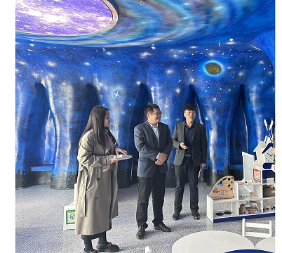 UG环球官网领导到首堂幼儿园开展访企拓岗活动