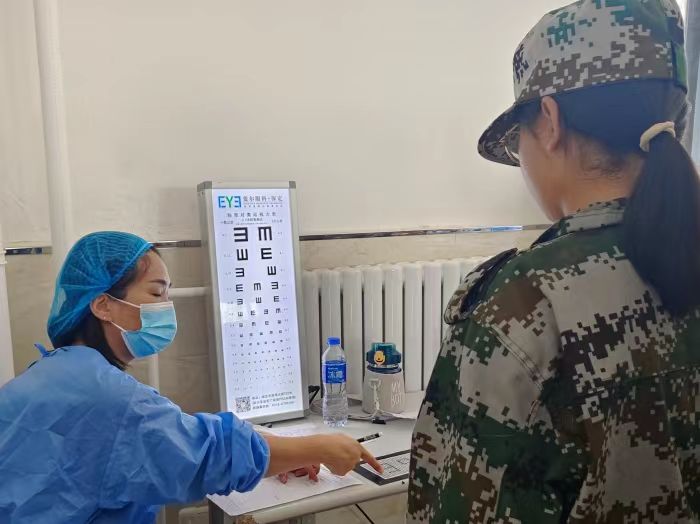 UG环球官方网有序开展2023级新生入学体检工作