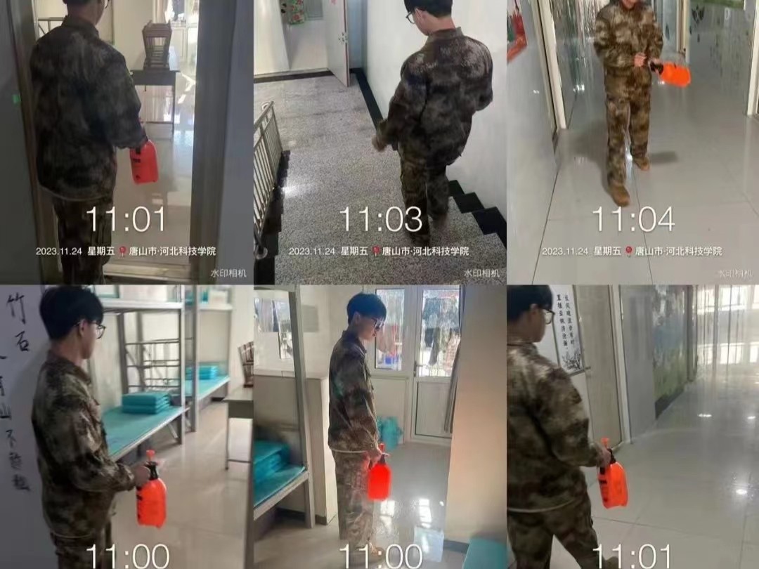 UG环球官方网建筑工程管理学院防治流感在行动