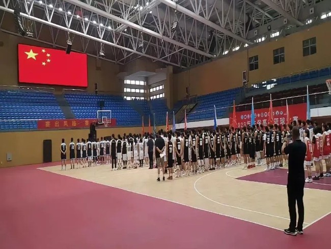 参加驻保高校篮球比赛 第 3 张